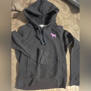 Victoria Secret PINK Black Hoodie M